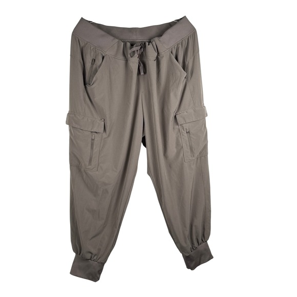 All in Motion XXL Cargo Jogger Pants Womens Drawstring Pockets Athleisure - Picture 1 of 7